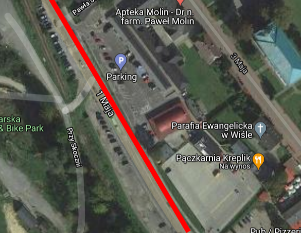 Mapa utrudnień w ruchu drogowym