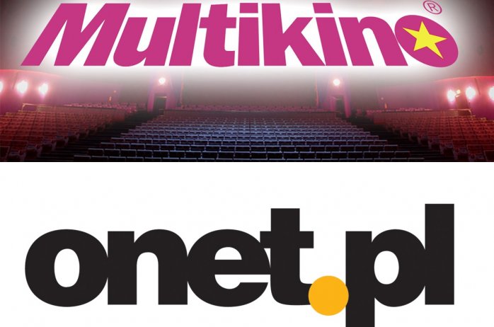 Logotypy Multikina i Onetu