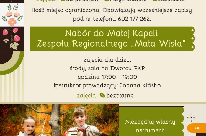 Nabór na zajęcia