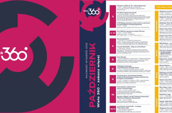 Kalendarz wydarzeń - październik 2026