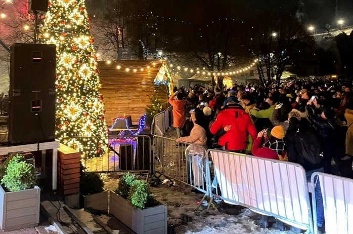 Sylwester na Placu Hoffa w Wiśle