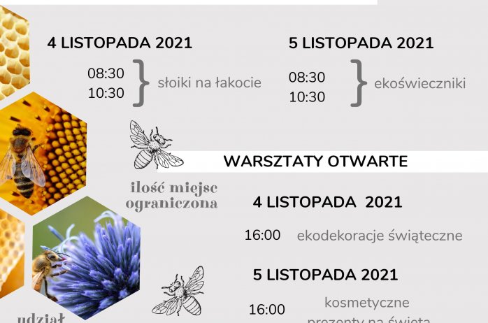 Plakat promujący warsztaty