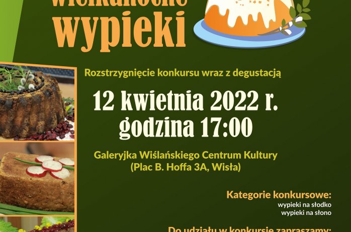 Plakat konkursu na najlepsze wypieki wielkanocne