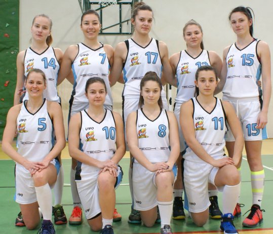 Drużyna koszykarek ISWJ Wisła