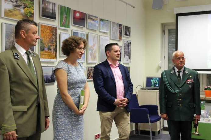 Kadr z otwarcia wystawy