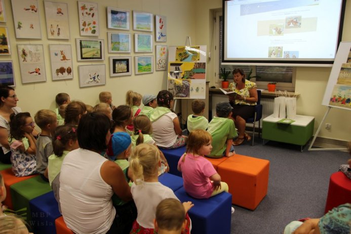 Spotkanie z dziećmi w bibliotece