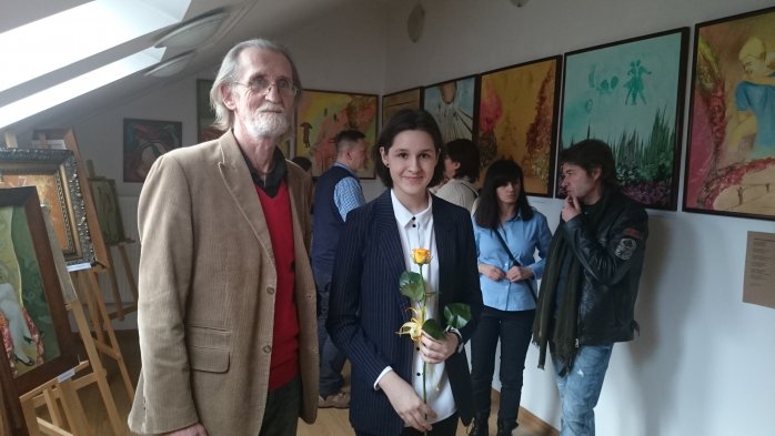 Fragment wernisażu wystawy