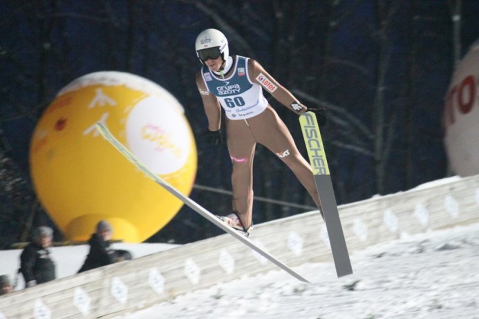 Piotr Żyła w locie