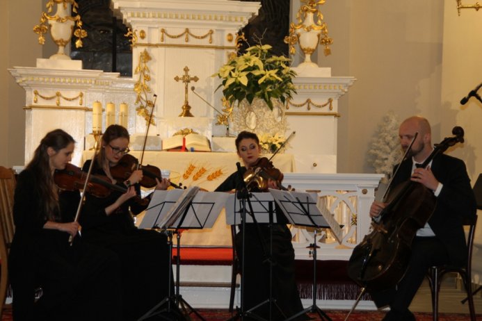 Fragment koncertu w wykonaniu Kwartetu"New Music Quartet"