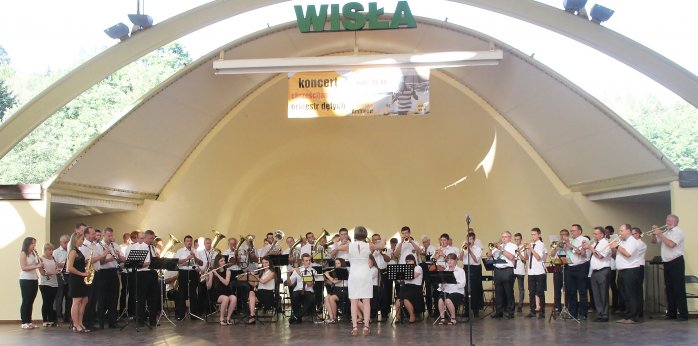 Wspólny występ orkiestr uczestniczących w koncercie