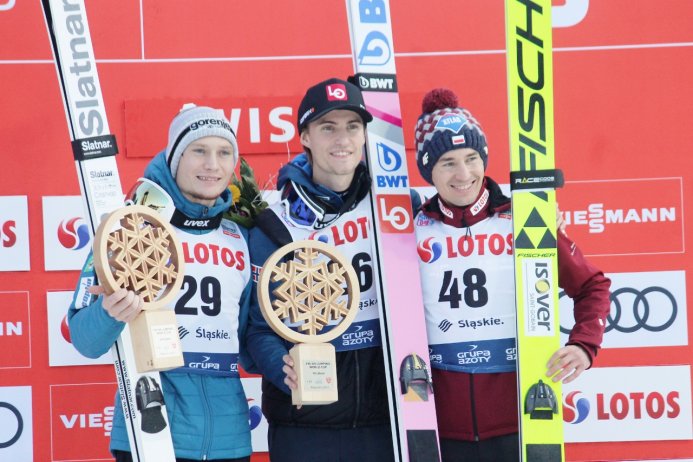 Podium konkursu indywidualnego