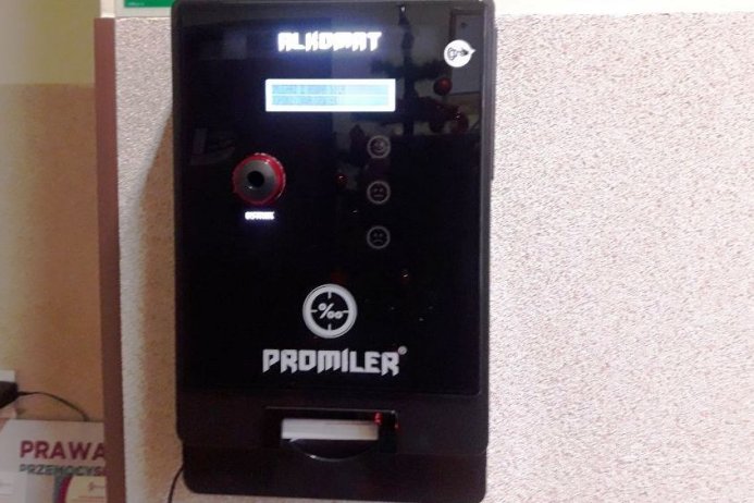 Alkomat w wiślańskim Komisariacie