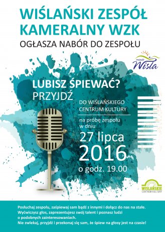 Plakat promujący nabór.