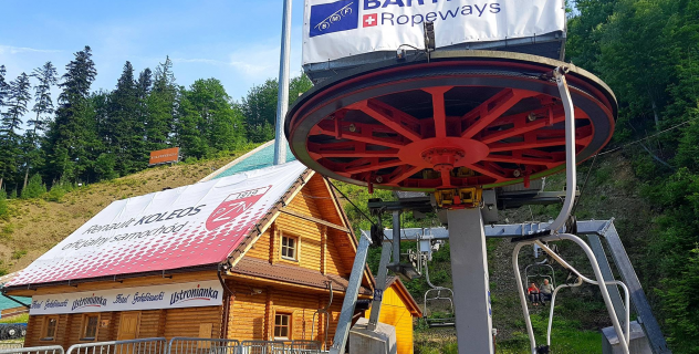 Wyciąg na skocznię w Malince