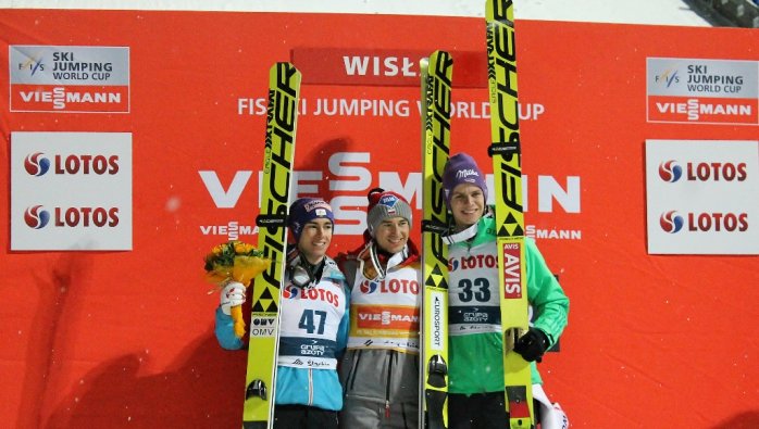 Najlepsi skoczkowie sobotniego konkursu w Wiśle