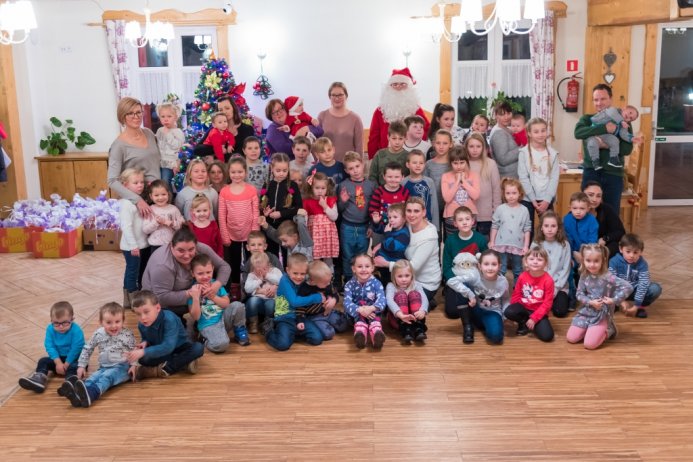 Pamiątkowe zdjęcie z Mikołajem