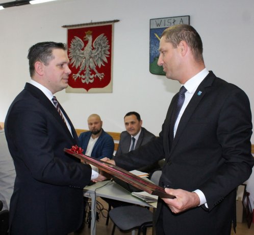 Podziękowania dla burmistrza Tomasza Bujoka
