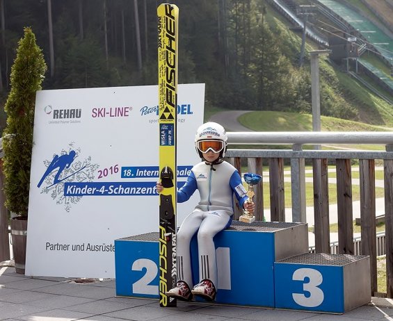 Tymoteusz Cienciała na podium