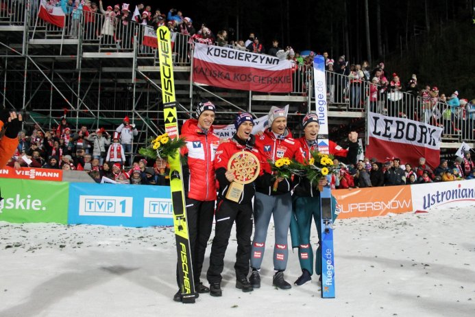 Austriacy z wiślańską publicznością