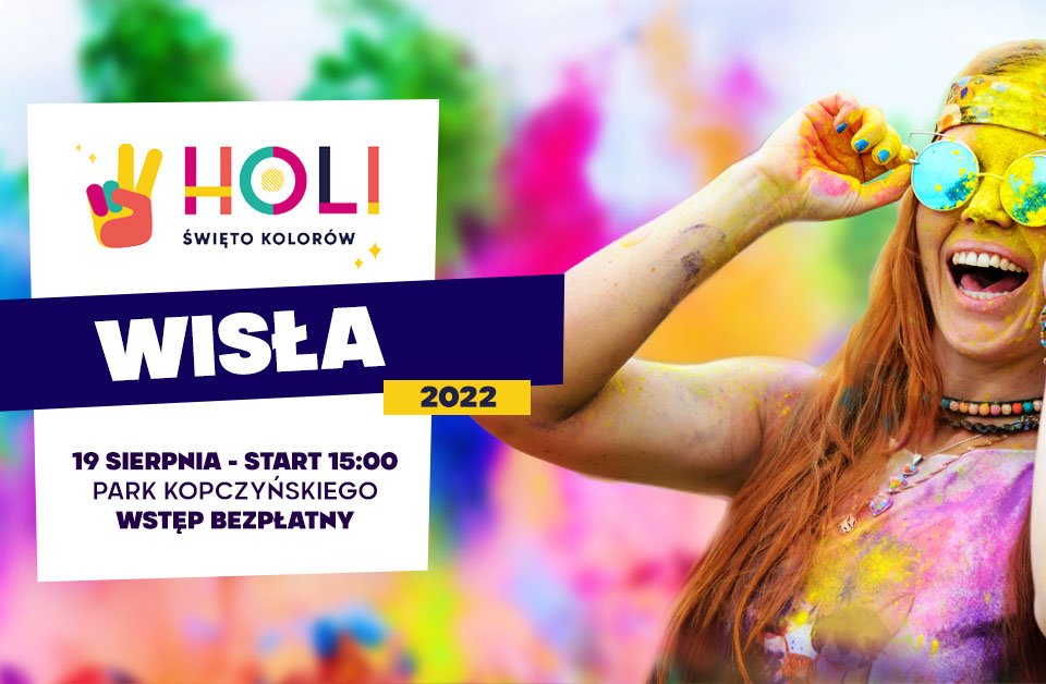 Holi Święto Kolorów - plakat