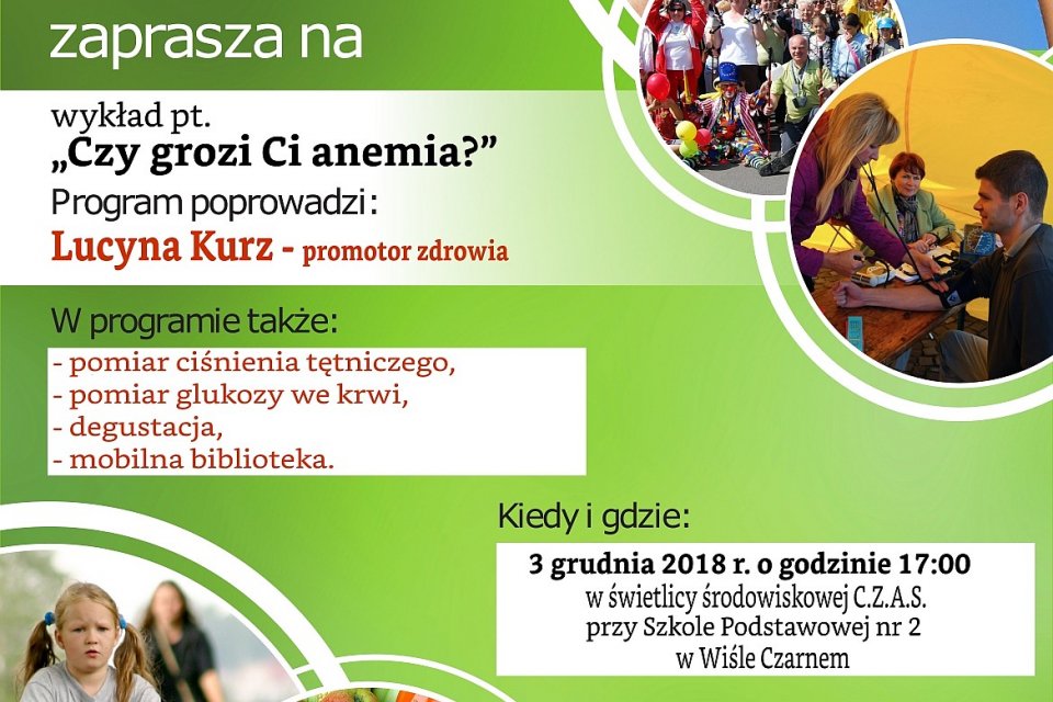 Plakat promujący spotkanie