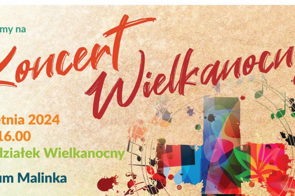 Koncert Wielkanocny - plakat