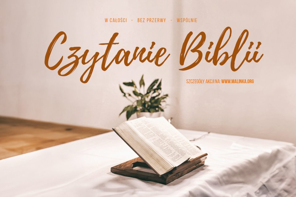 Plakat - Czytanie Biblii