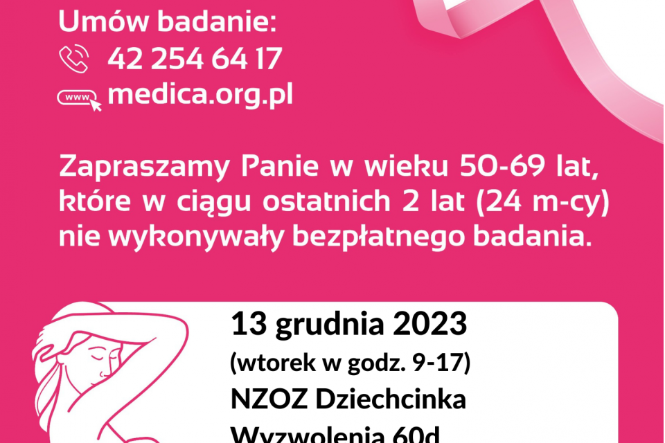 Bezpłatna mammografia