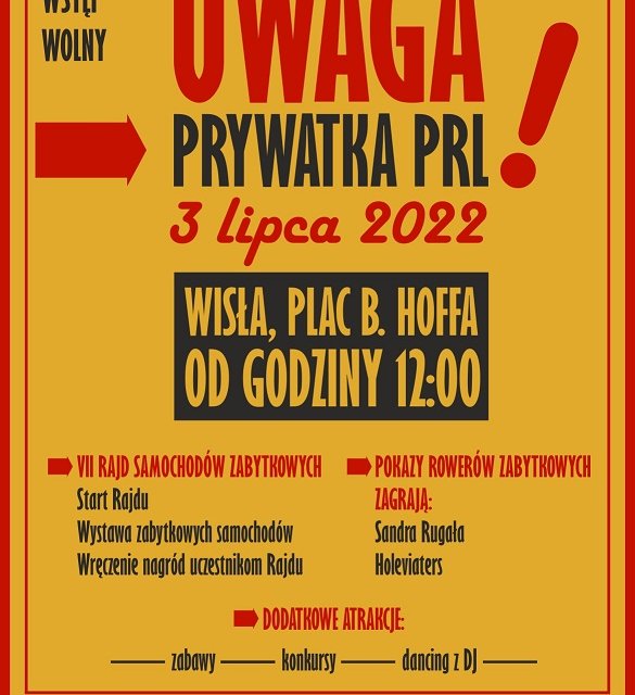 Plakat - Prywatka PRLu