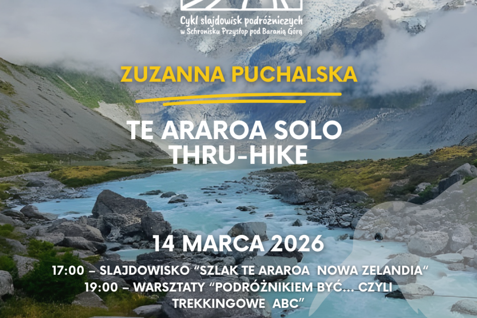 Slajdowisko podróżnicze - plakat