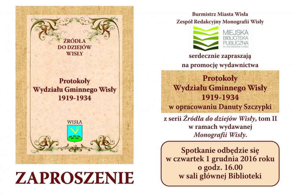 Zaproszenie na spotkanie.