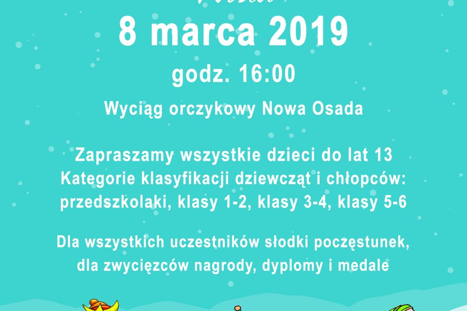 Plakata promujący zawody