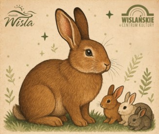 Grafika z królikami