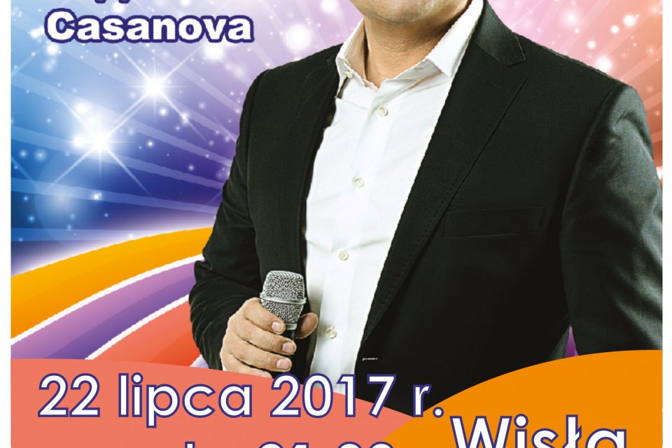 Plakat promujący koncert Grupy Akcent