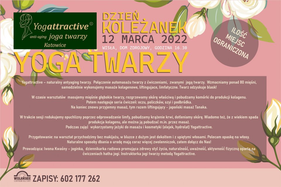 Plakat - yoga twarzy
