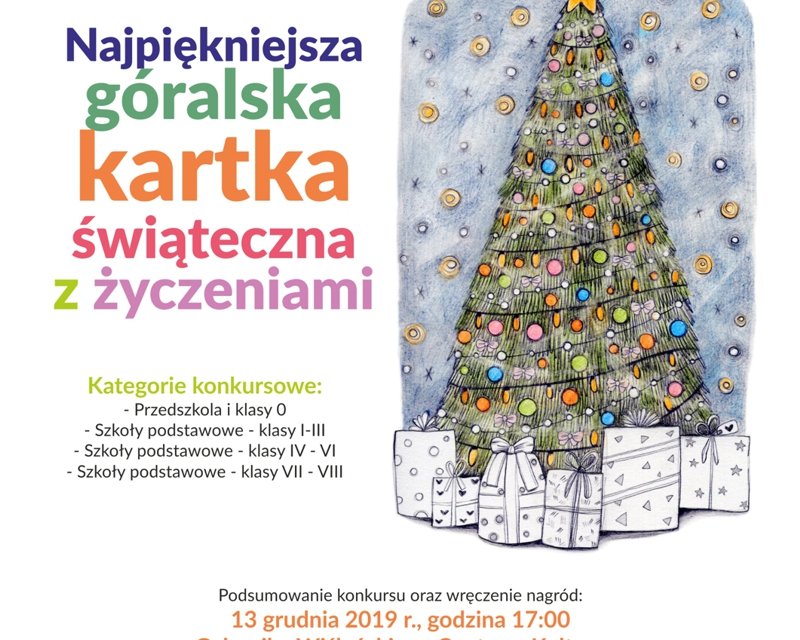 Plakat dotyczący konkursu plastycznego