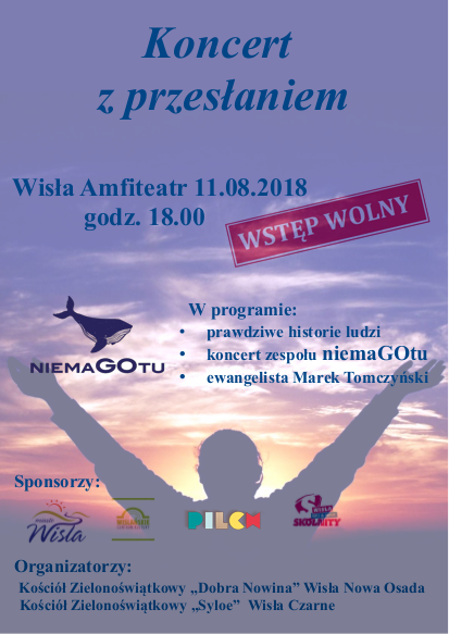 Plakat promujący koncert