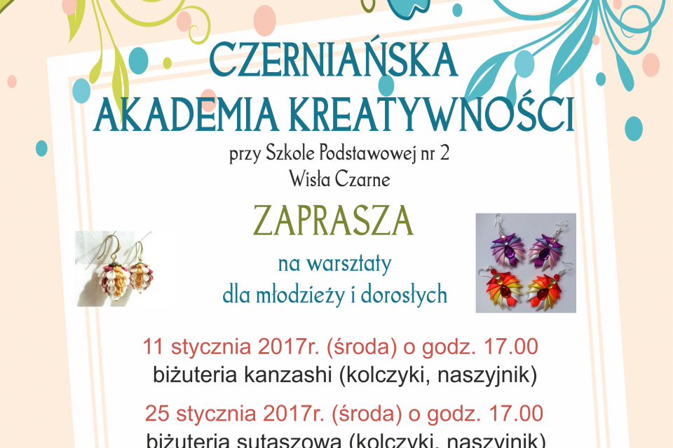 Plakat promujący warsztaty