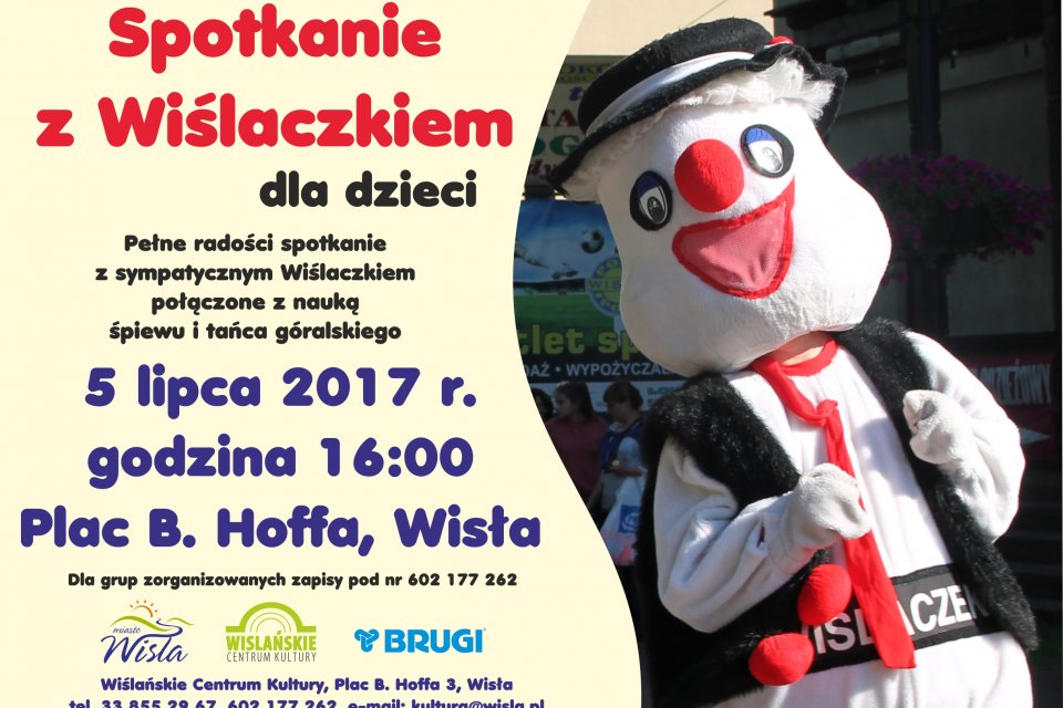 Plakat "Spotkanie z Wiślaczkiem"