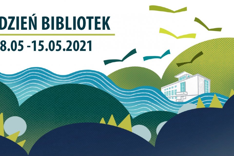 Plakat "Tydzień bibliotek 2021"