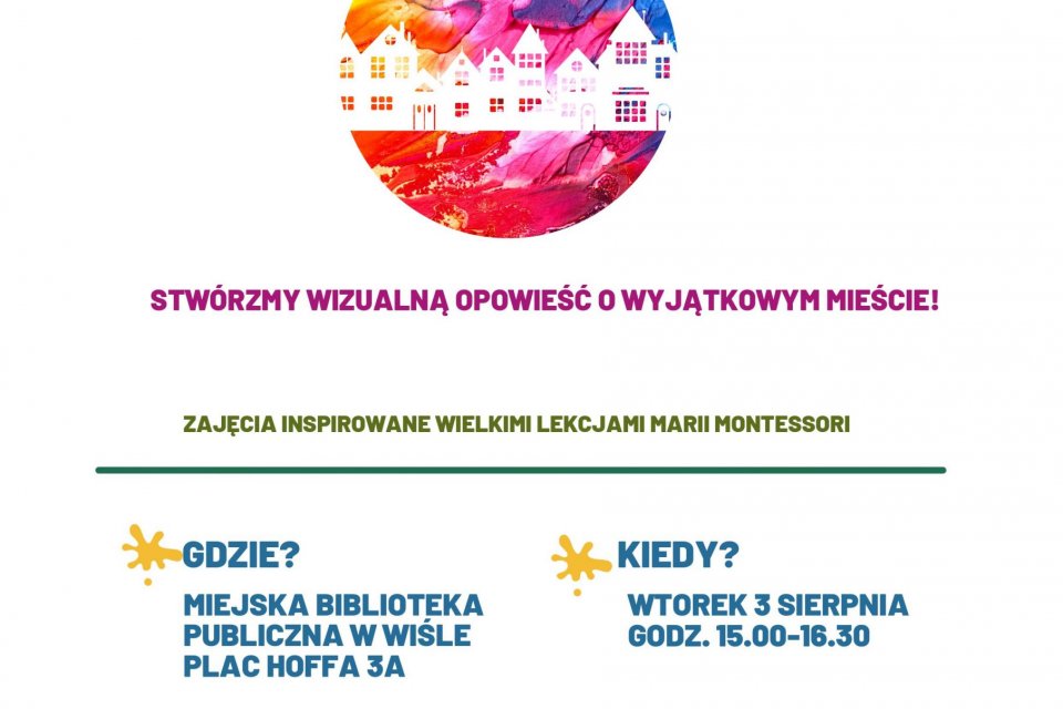 Plakat "Wakacyjny Przygodnik"