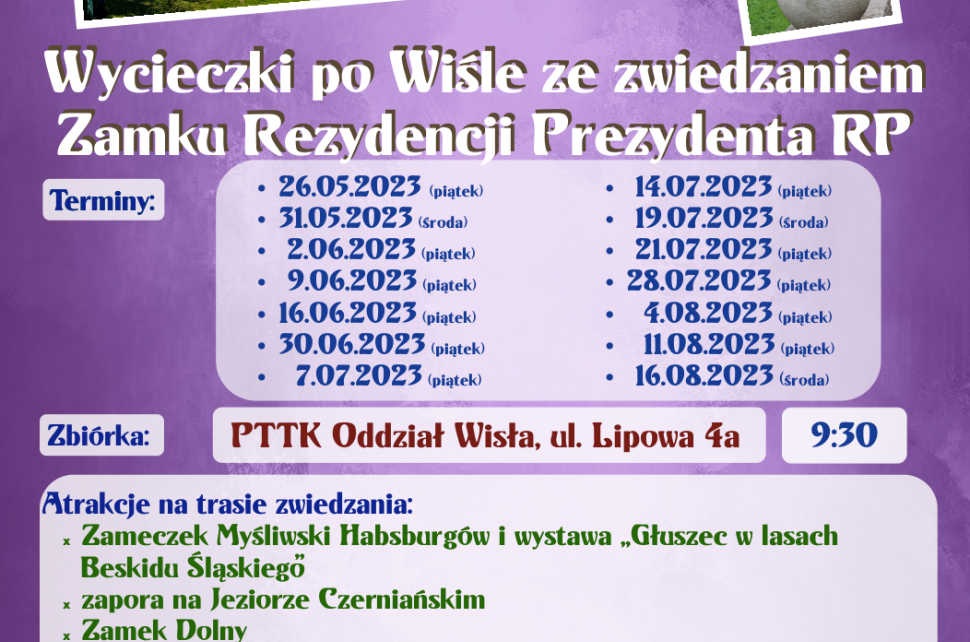 wycieczki terminy