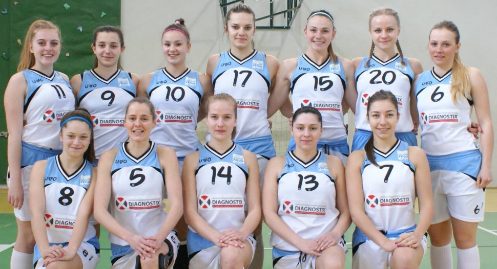 Drużyna koszykarek ISSiR Wisła