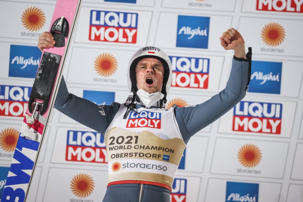 Piotr Żyła mistrzem świata w Oberstdorfie