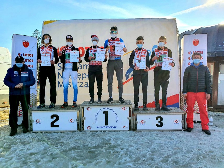 Medaliści Mistrzostw Polski Juniorów Młodszych w team sprincie w kombinacji norweskiej