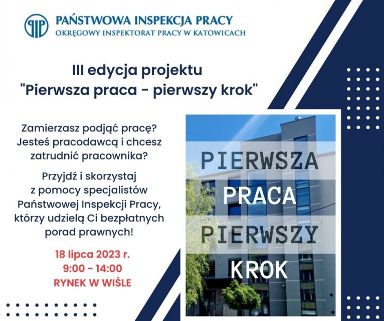 "Pierwsza praca-pierwszy krok"