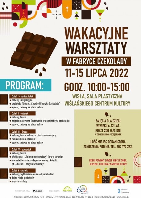 Wakacyjne warsztaty W fabryce czekolady