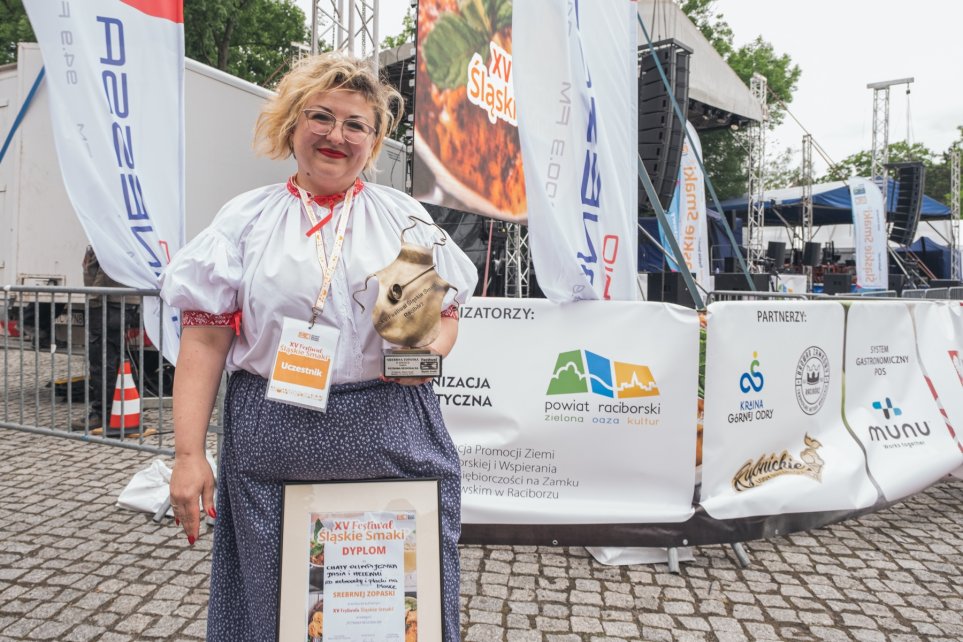 Maria Pietruszka z nagrodą za 2.miejsce