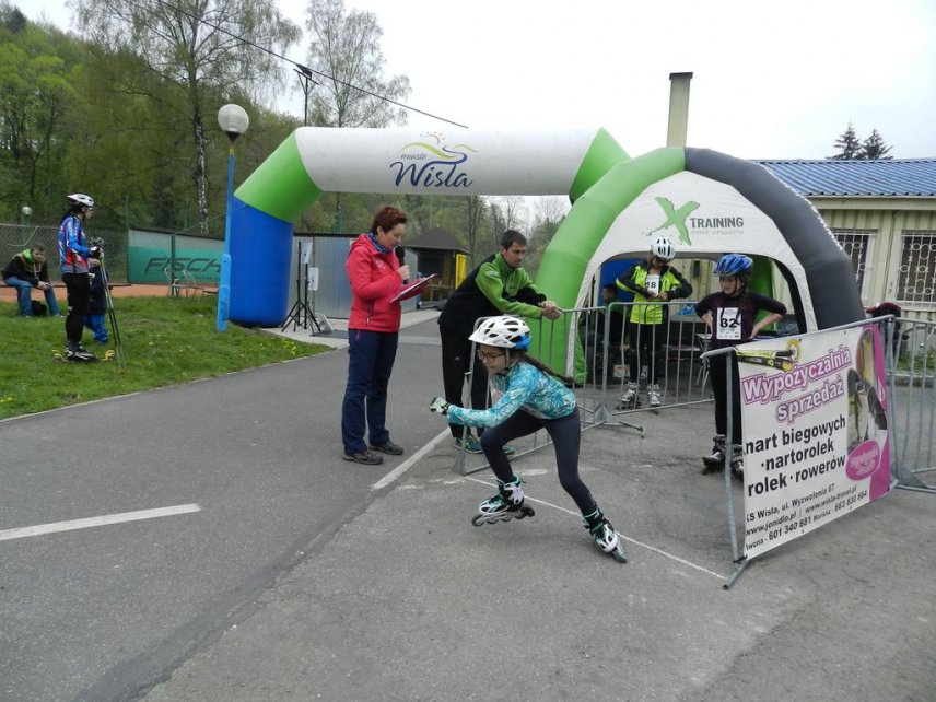 Zawodniczka startująca na trasę