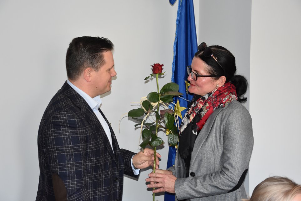 Burmistrz Wisły dziękuje Gabrieli Niedobie z Jabłonkova za wspólnie zrealizowany projekt